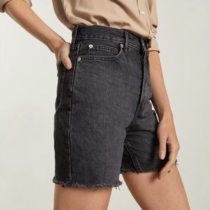 Everlane High Rise Jean Shorts